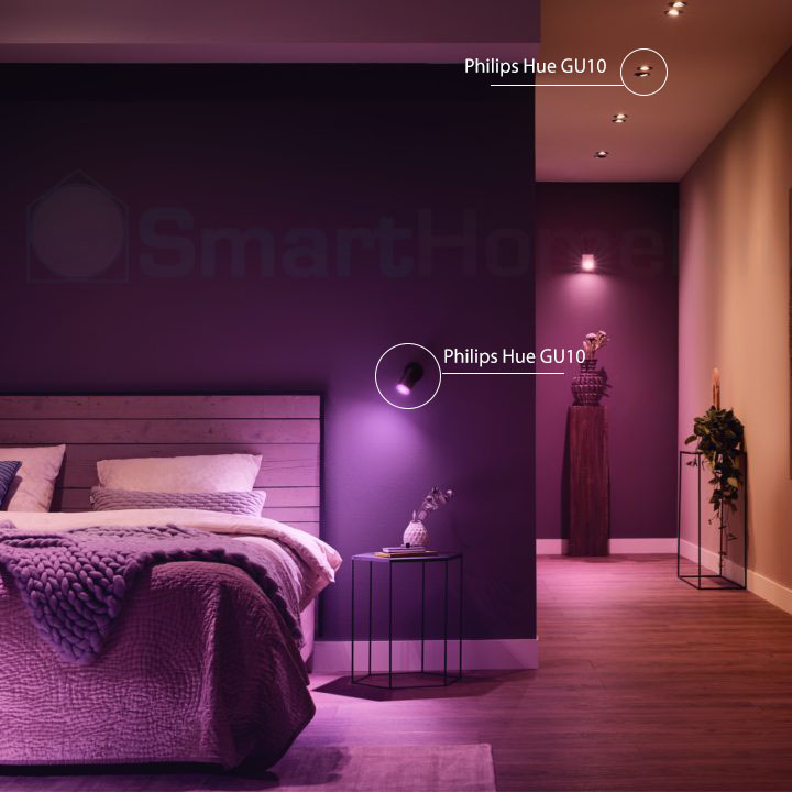 Đèn Philips Hue GU10 White and Color Ambiance Spot light 16 triệu màu - Hàng Nhập Khẩu