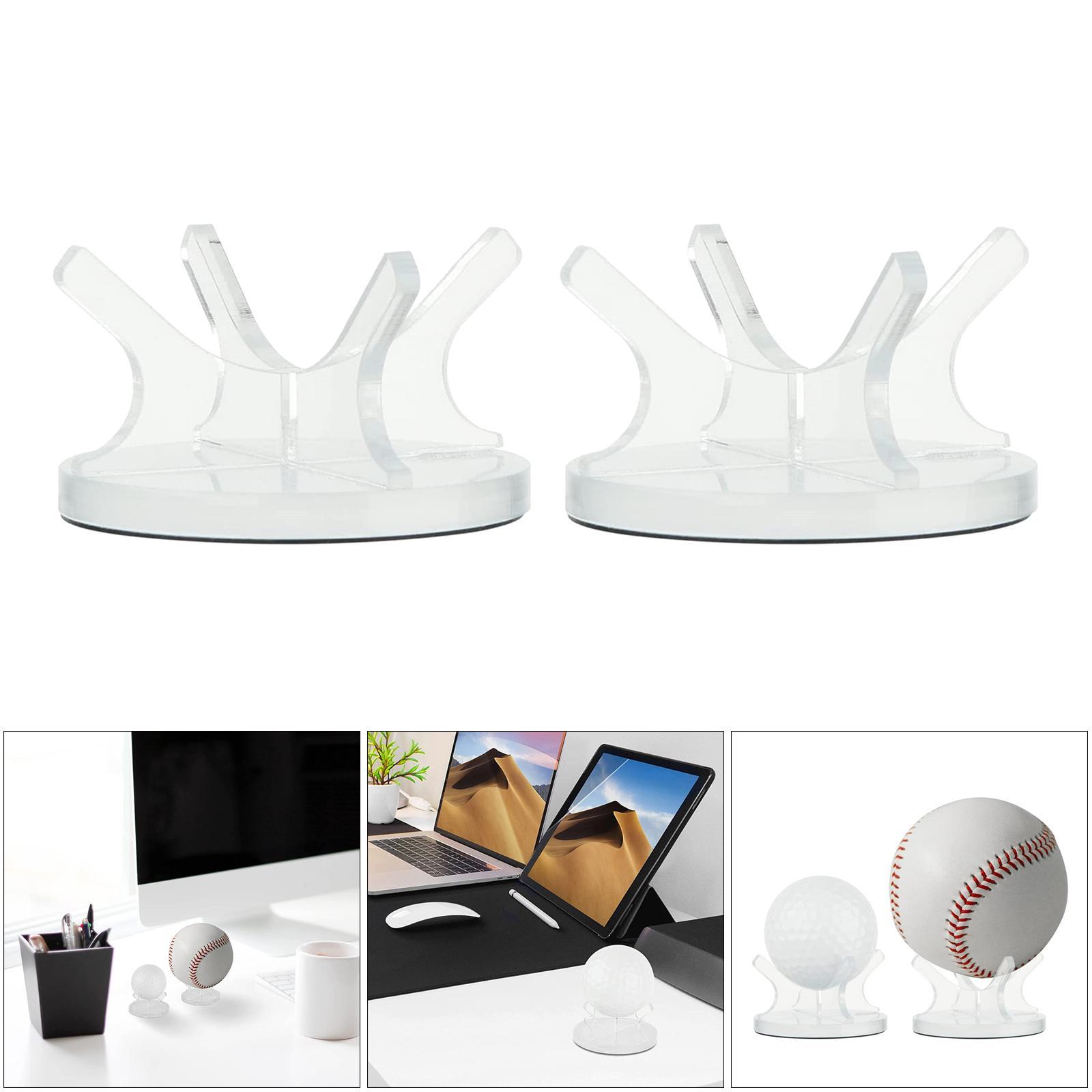 Acrylic Ball Stand Holder Golf Display Rack Storage Organizer Decor