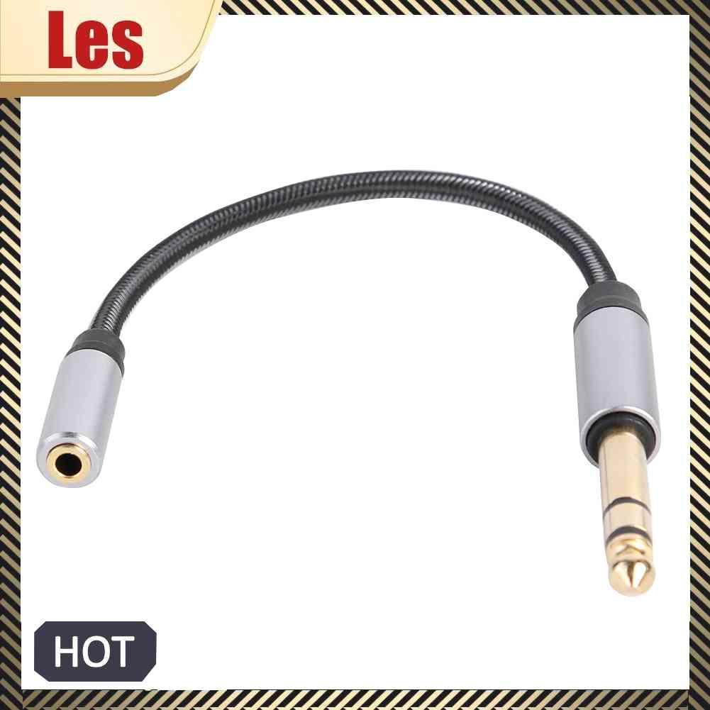 Dây Cáp Âm Thanh 0.2m Mạ Vàng Chuyển Đổi Đầu Cái 3.5mm Sang Đầu Đực 6.35mm