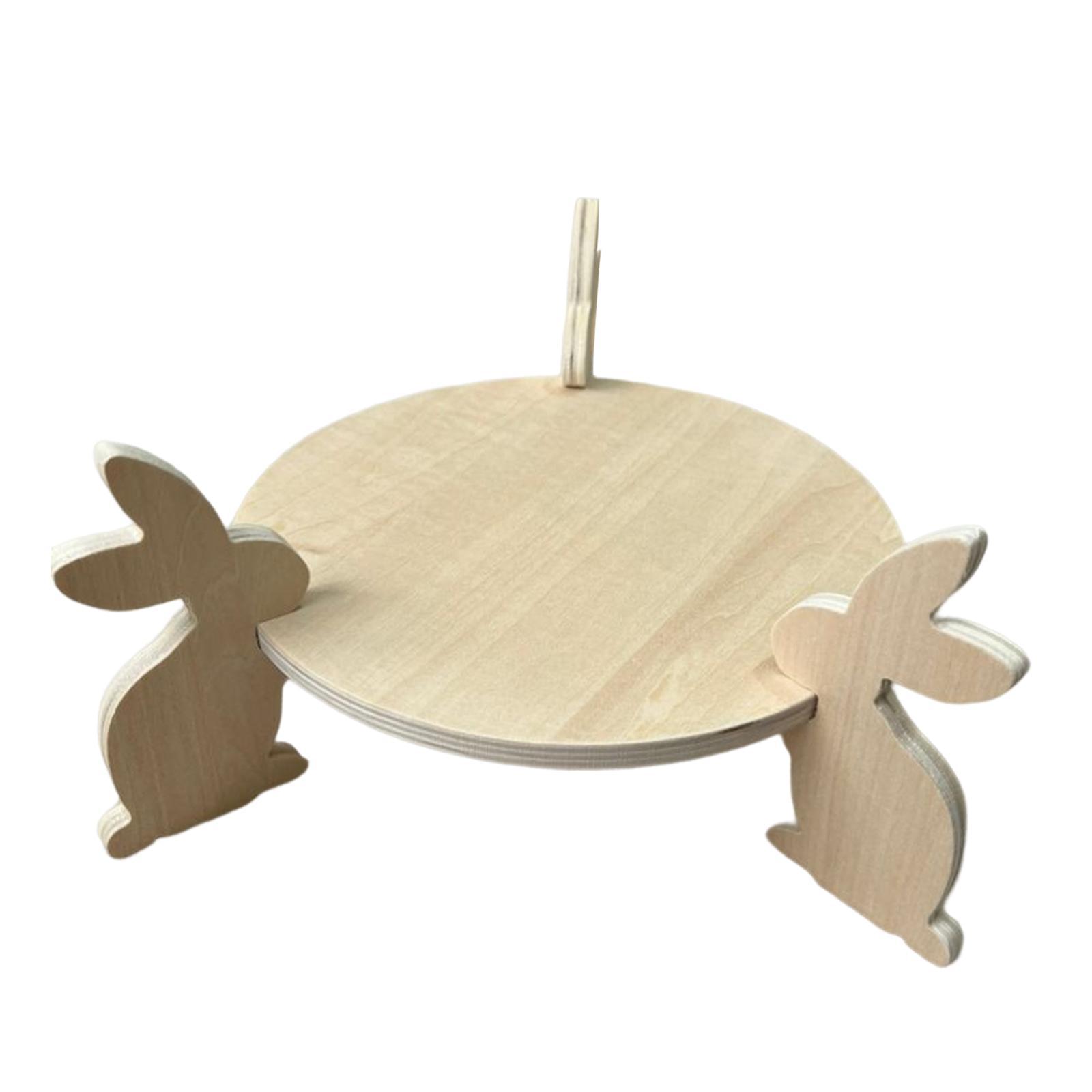 9.8in Cake Holder Serving Tray Tableware Crafts for Birthday Party Candle