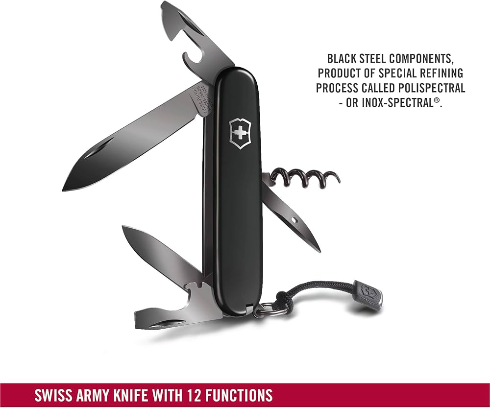 Dụng Cụ Đa Năng Victorinox Spartan Ps, Nero 1.3603.3P Hàng chính hãng