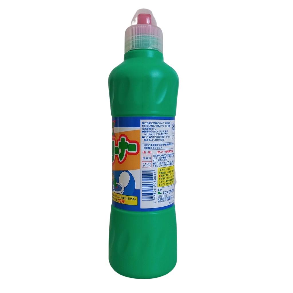 Nước Tẩy Rửa Toilet Mitsuei KHÔNG MÙI 500ML, Hàng Nội Địa Nhật Bản, Tẩy Cực Mạnh, Diệt Khuẩn & Khử mùi hôi toilet.