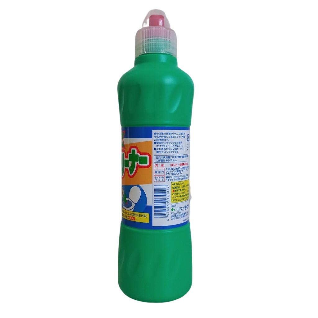 Nước Tẩy Rửa Toilet Mitsuei KHÔNG MÙI  500ML, Hàng Nội Địa Nhật Bản, Tẩy Cực Mạnh, Diệt Khuẩn &amp; Khử mùi hôi toilet.