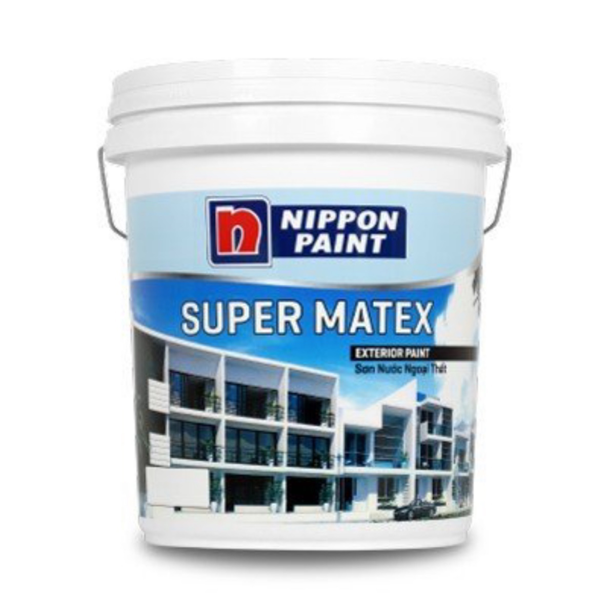 Sơn ngoại thất SuperMatex ngăn chặn sự xuống cấp của màng sơn (MÀU TRẮNG)