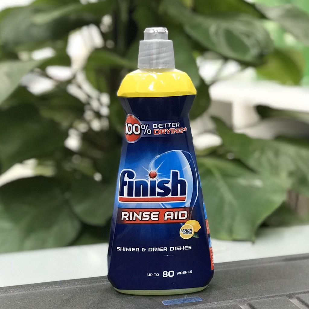 Combo: Viên rửa Finish Classic 100 viên + Muối Finish 1.2kg + Nước làm bóng Finish 400ml