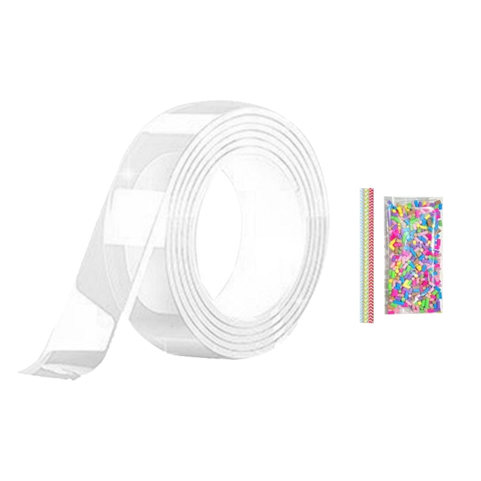 DIY Blow Bubbles Tape Double Sided Tape, Clear  Multipurpose Heavy Duty Mounting Tape Waterproof DIY Crafts Tape Strong Sticky Tape