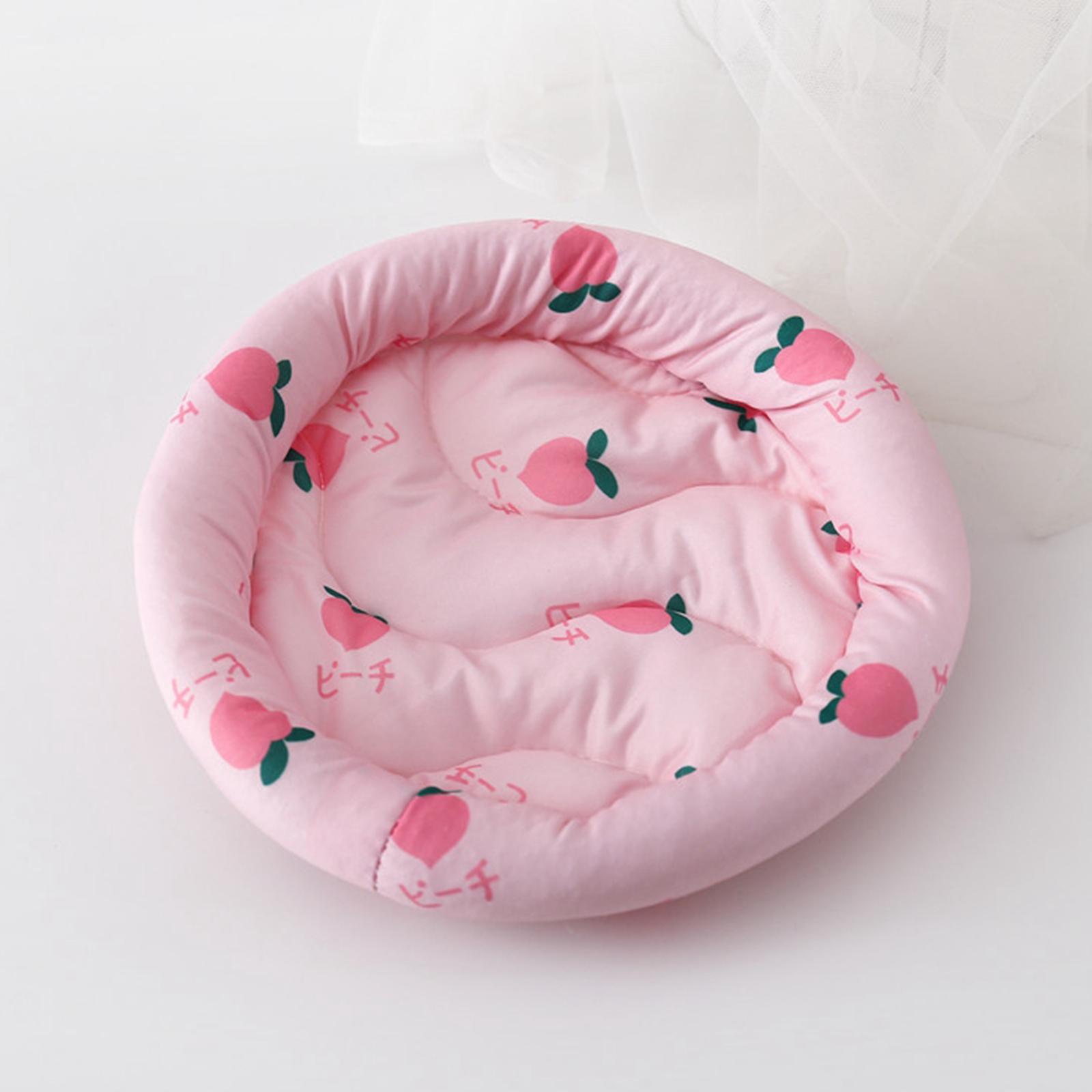 Small Pet Sleeping Pad Hamster Bed Pad Cushion Pad Small Pet Bed Mattres Round Rabbit Mat Guinea Pig Mat for Squirrel Ferret Hedgehog Chinchilla