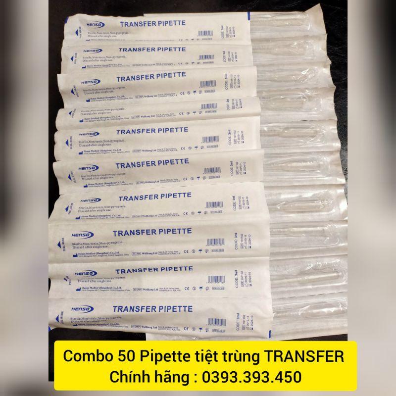 Combo 50 Pipette tiệt trùng TRANSFER 3ml