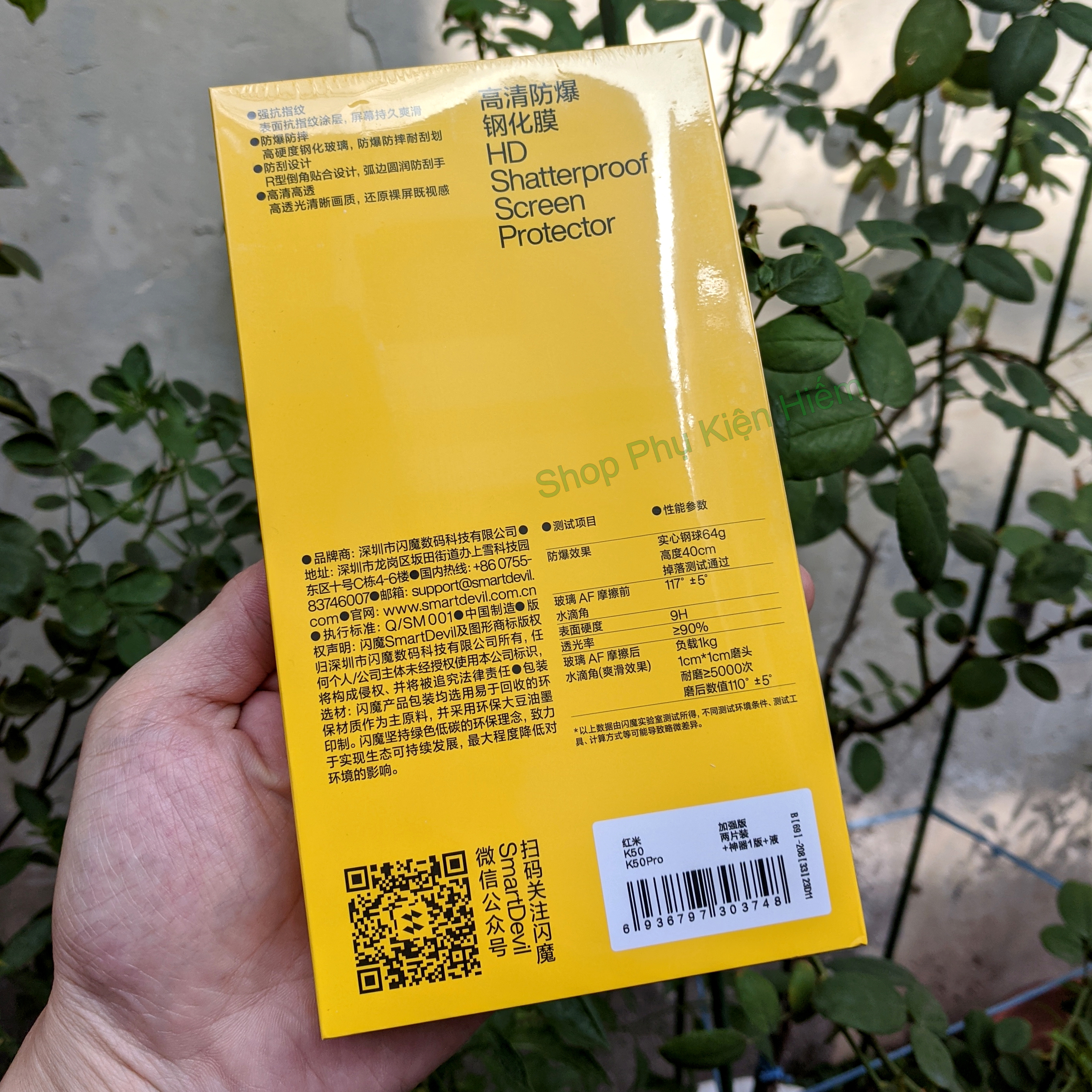 Bộ 2 kính cường lực Smart Devil dành cho Xiaomi 13 - K60 - K60 Pro - K50 - K50 Pro - K40S - Poco F4 - K50 Ultra - 12T - 12T Pro - Hàng nhập khẩu