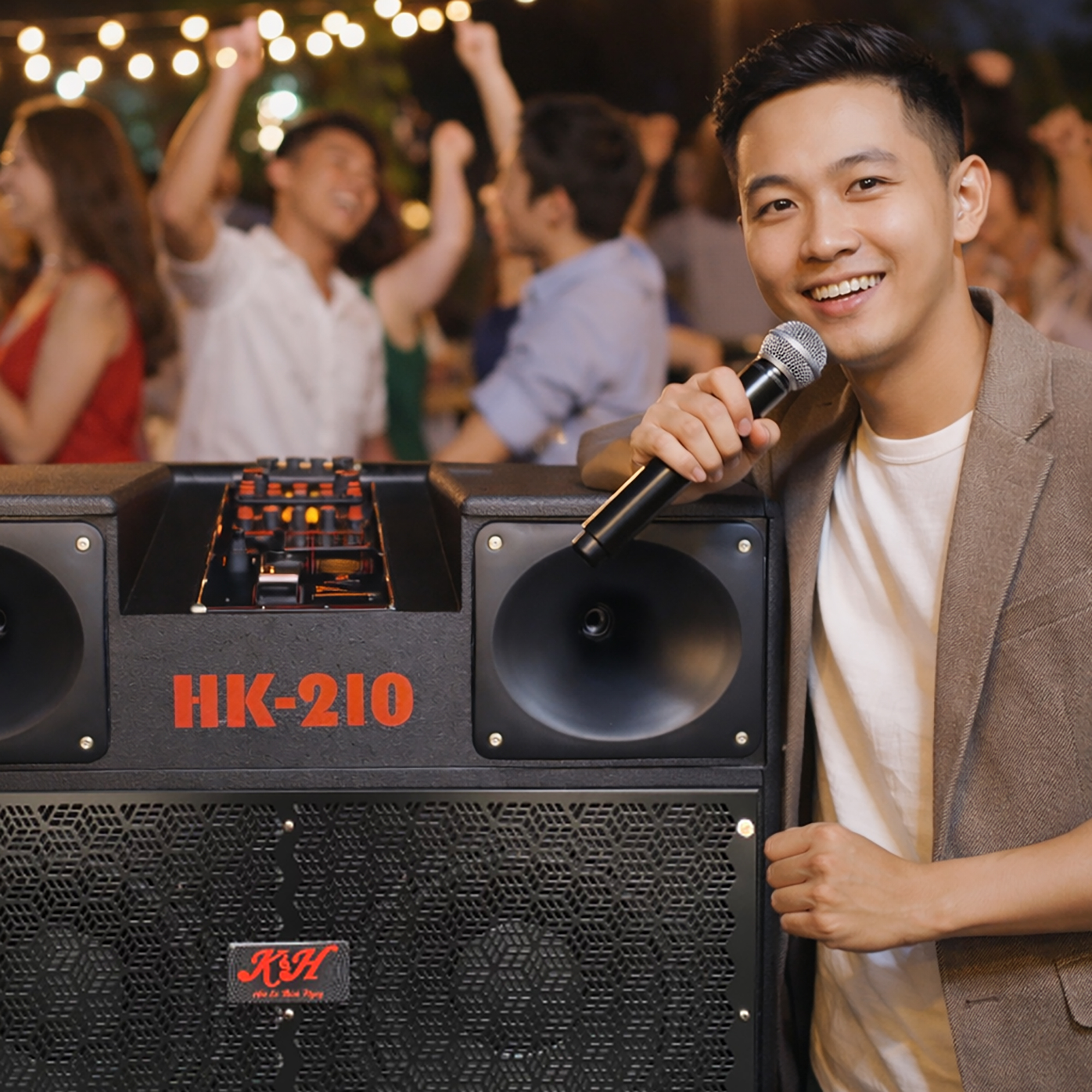 LOA DI ĐỘNG BÌNH HK-210 (550W) - Hàng chính hãng