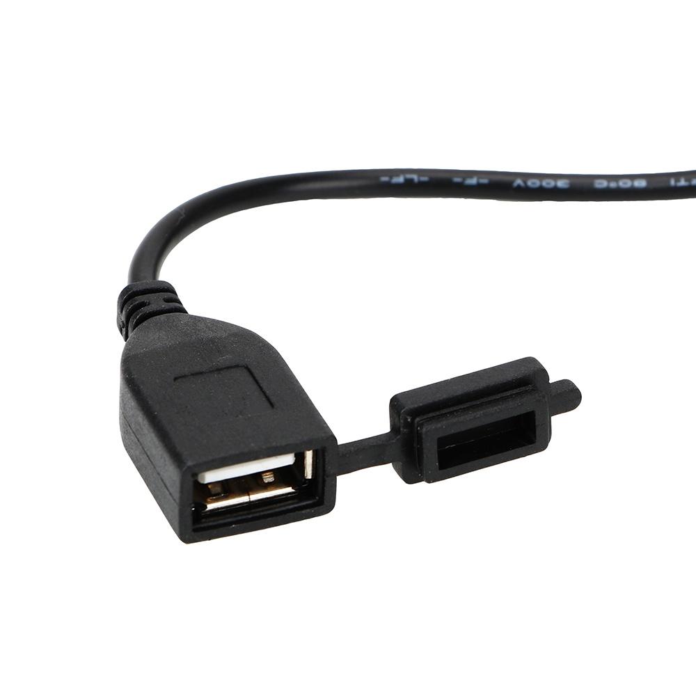 Thiết bị sạc điện thoại USB DC 5V 2A gắn tay lái xe máy