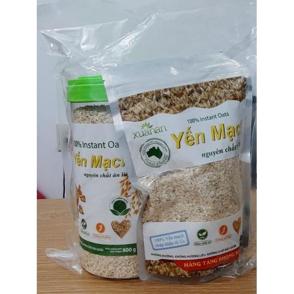 Yến Mạch Nguyên Chất Xuân An Hộp 800g