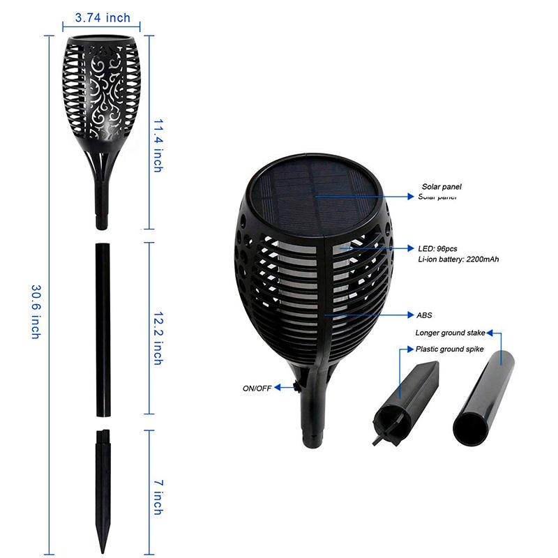 Đèn Led Ngoài Trời 96 Bóng Chống Nước Ip65