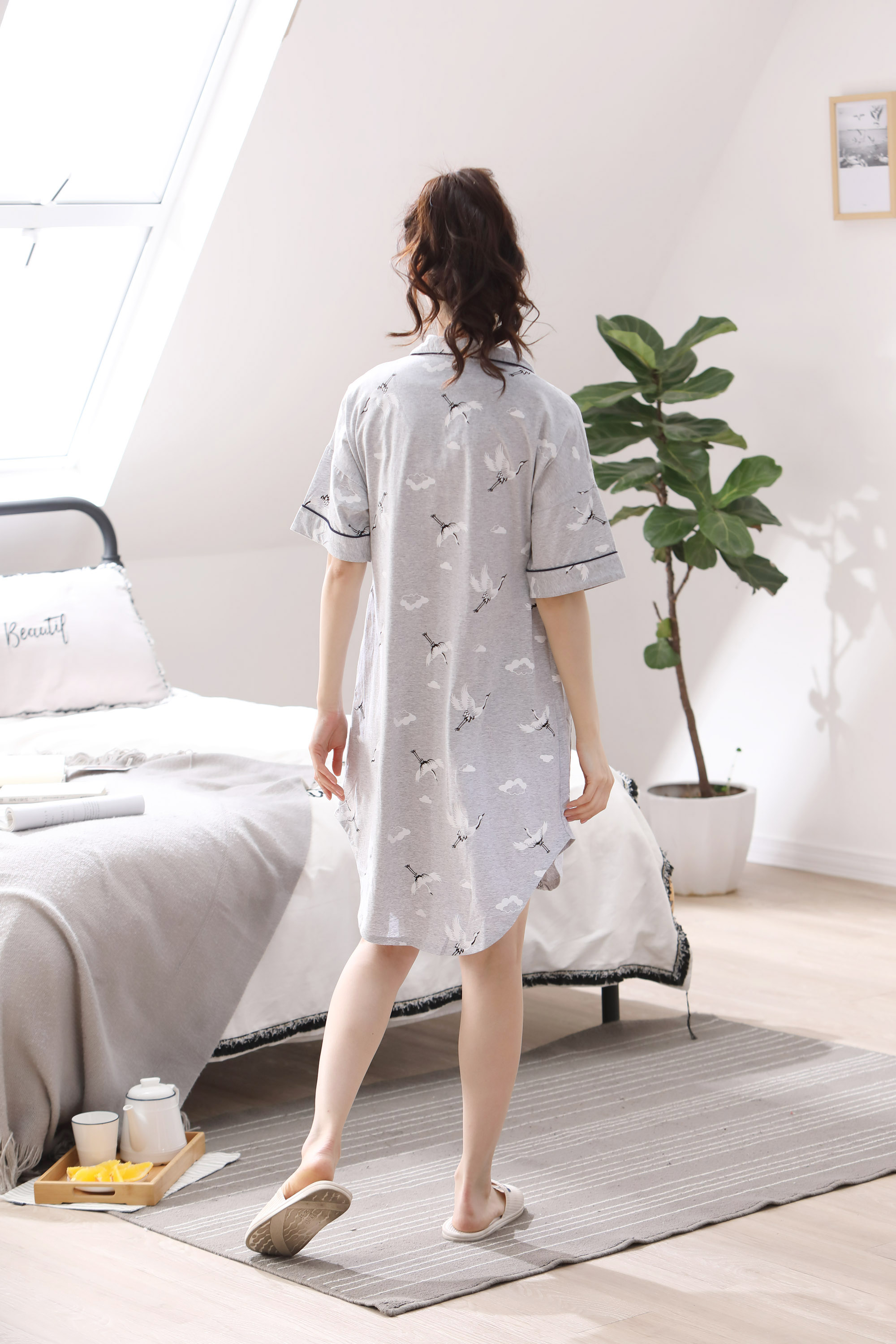 Váy ngủ cotton mềm mịn 813