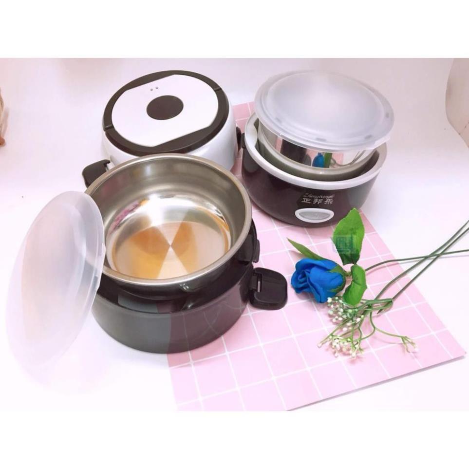 Hộp hâm nóng cơm 3 tầng Inox