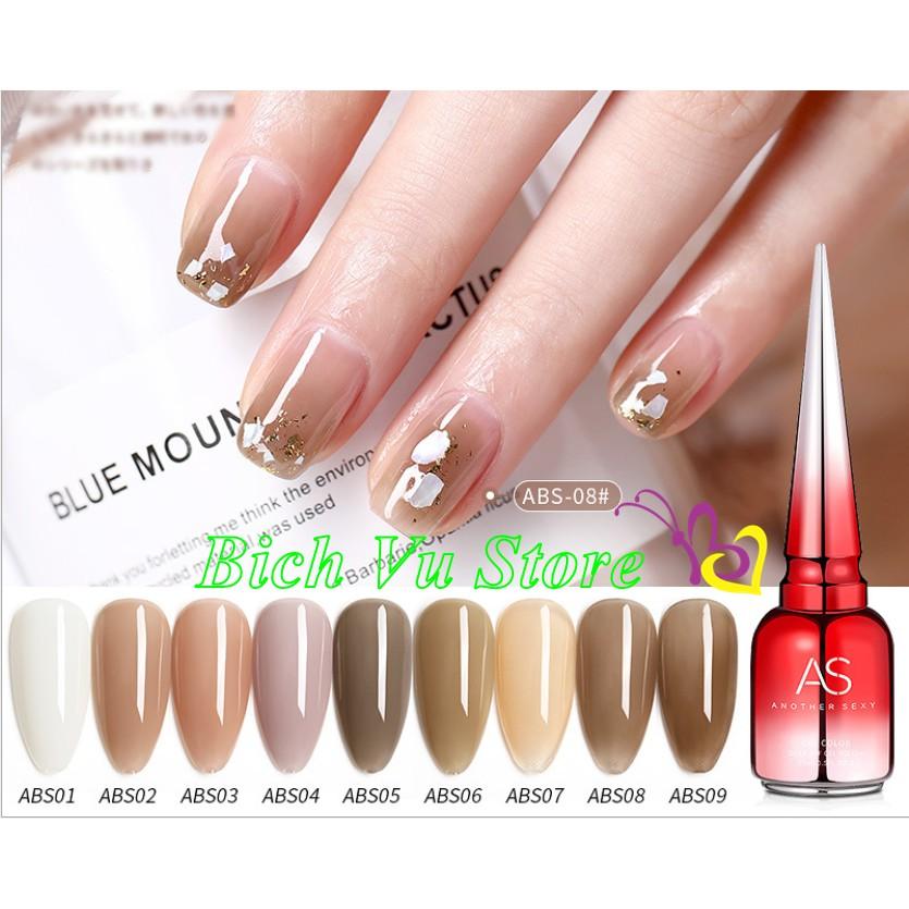 Sơn Gel AS mã ABS (Sơn trong, thạch) | chai đỏ