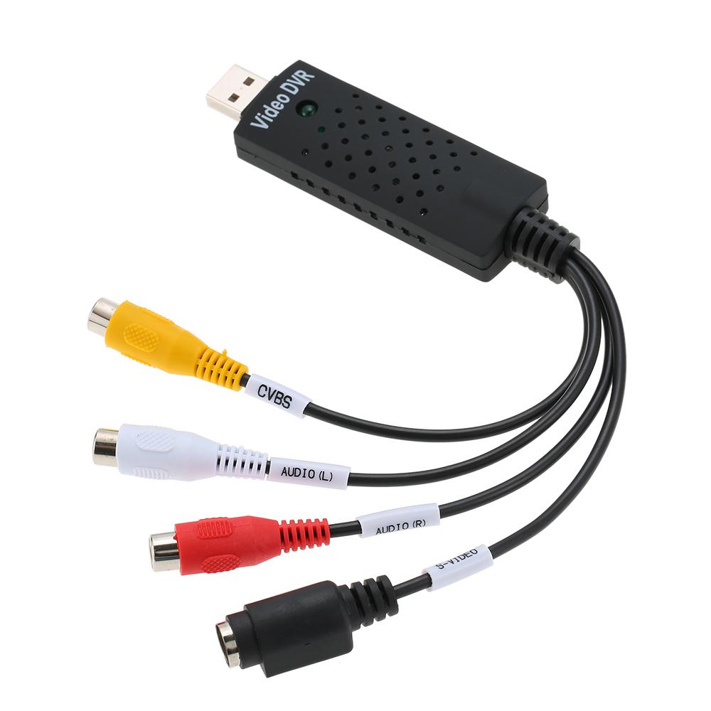 USB 2.0 DVR Video Audio Camera CCTV Capture Recorder Adapter Card for Win 7/8/10/2000, for Win XP / Vista for PC Laptop