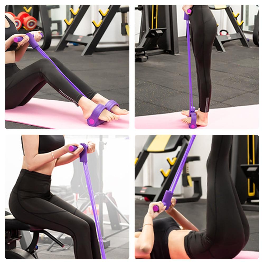 Dây Đàn Hồi 4 Ống Tập Thể Dục