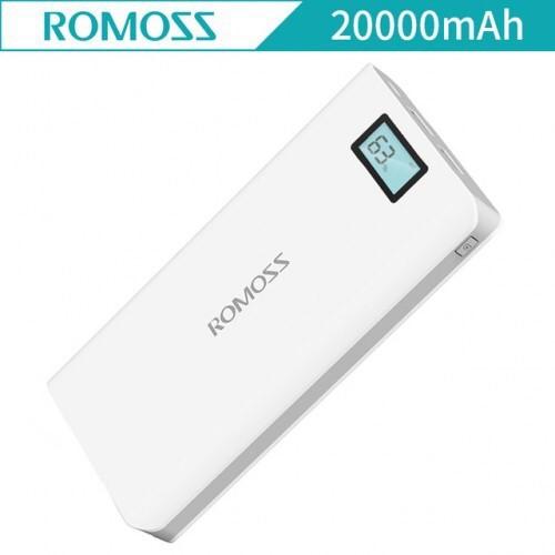 Pin sạc dự phòng ROMOSS Sense dành cho 6 Plus 20000mAh,HÀNG CHÍNH HÃNG