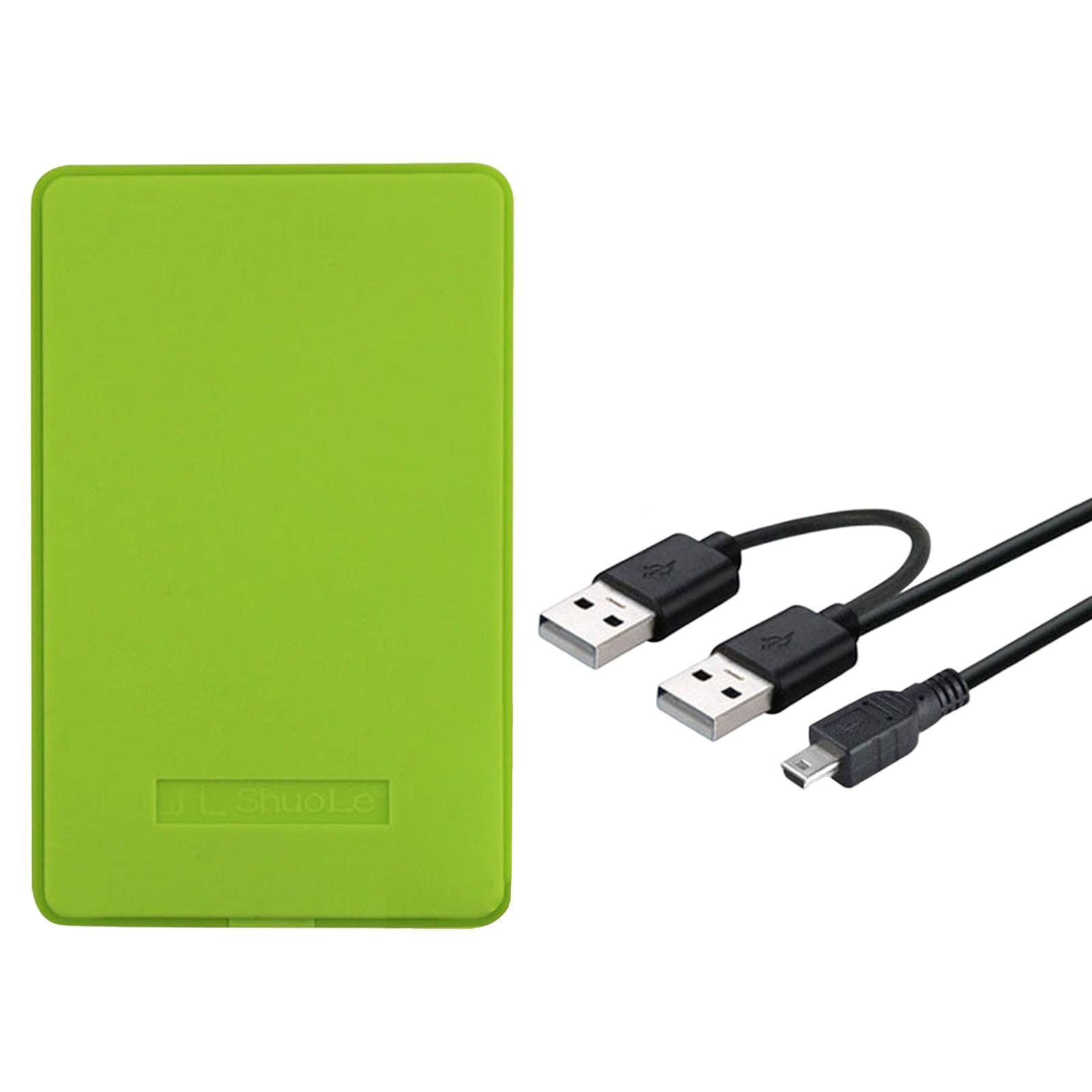Travel Enclosure Game Accessories HDD Case for Notebook Desktop Green