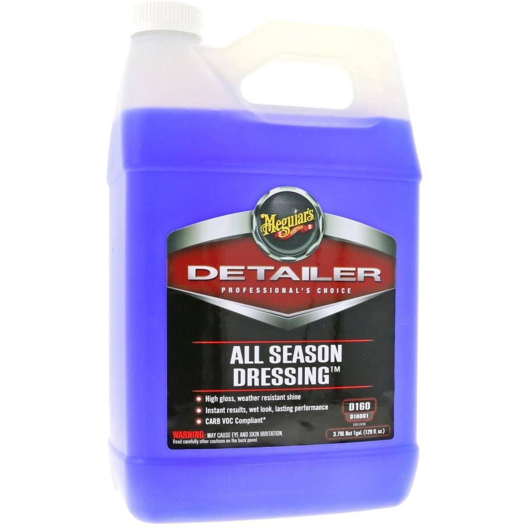 Meguiar's Dung dịch dưỡng đen nhựa, cao su - All Season Dressing, D16001, 3,78 L