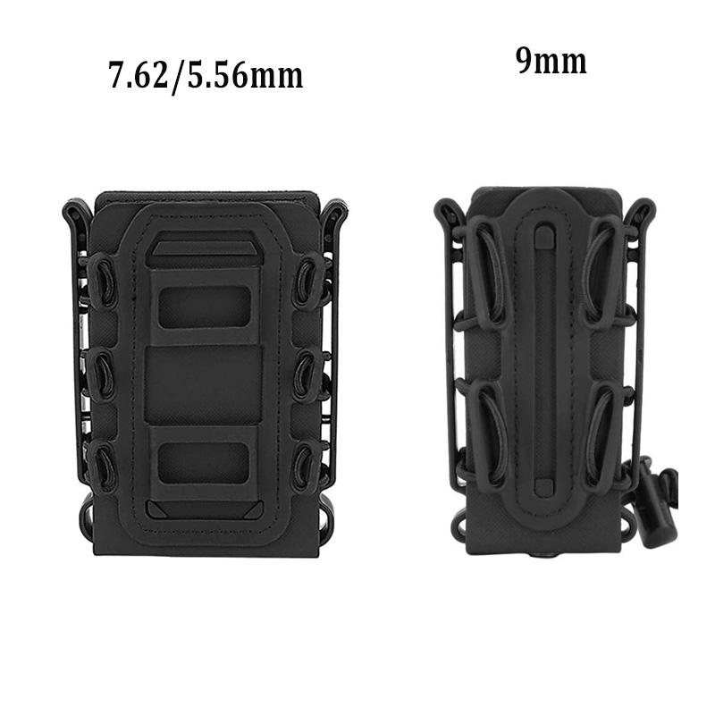 2PCS/Set Molle Magazine Pouch 5.56 7.62 9mm Mag Hostster Squs
