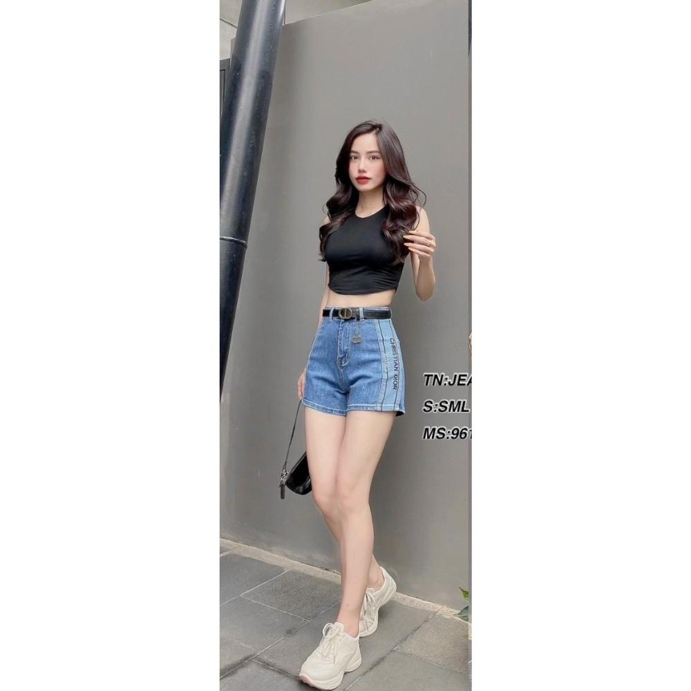 Quần short nữ, quần jeans nữ cao cấp màu xanh size S M L SKUQ-36A