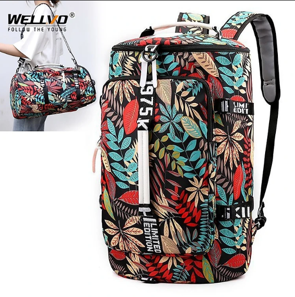 It shop - Balo đeo chéo du lịch dã ngoại Floral 1975K dung lượng lớn