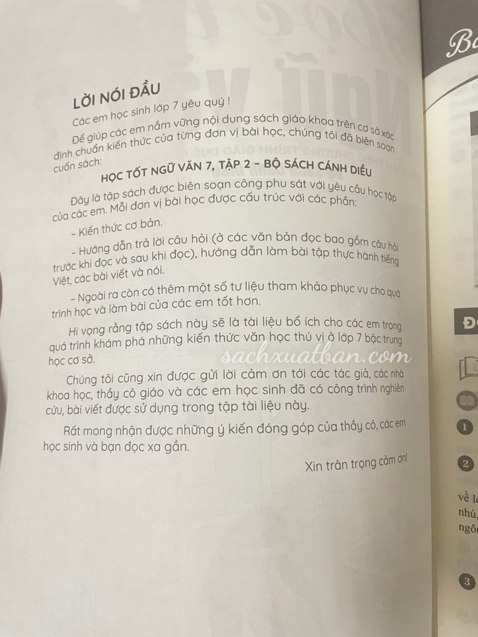 Sách Sách Học Tốt Ngữ Văn Lớp 7 Tập 2 - Cánh Diều