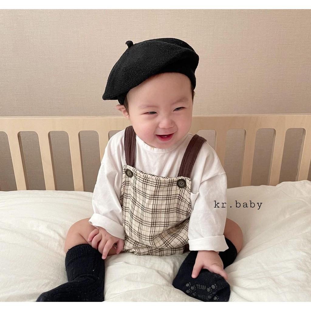 SUIT YẾM KẺ XÔ GAUZE MADE IN KOREA
