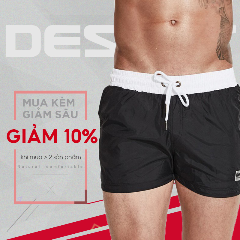 Quần Đùi Nam Cao Cấp S601 - Chất Liệu Nylon Spandex Thoáng Khí Thấm Hút Mồ Hôi Cực Tốt - Kiểu Dáng Năng Động Thể Thao