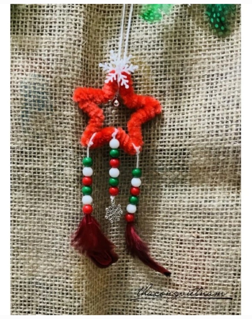 Dreamcatcher Giáng sinh kẽm nhung