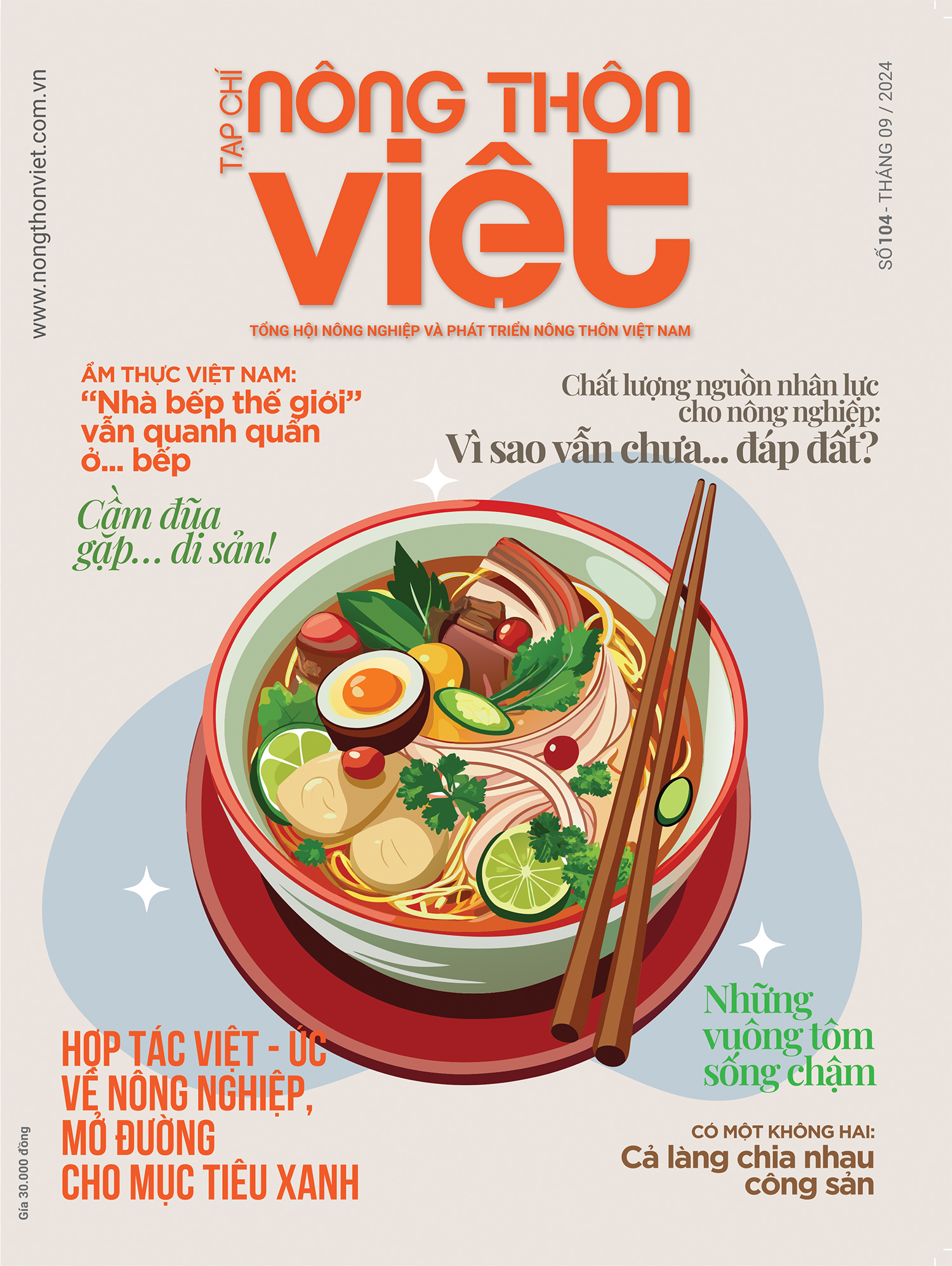 Tạp chí Nông thôn Việt số tháng 9/2024