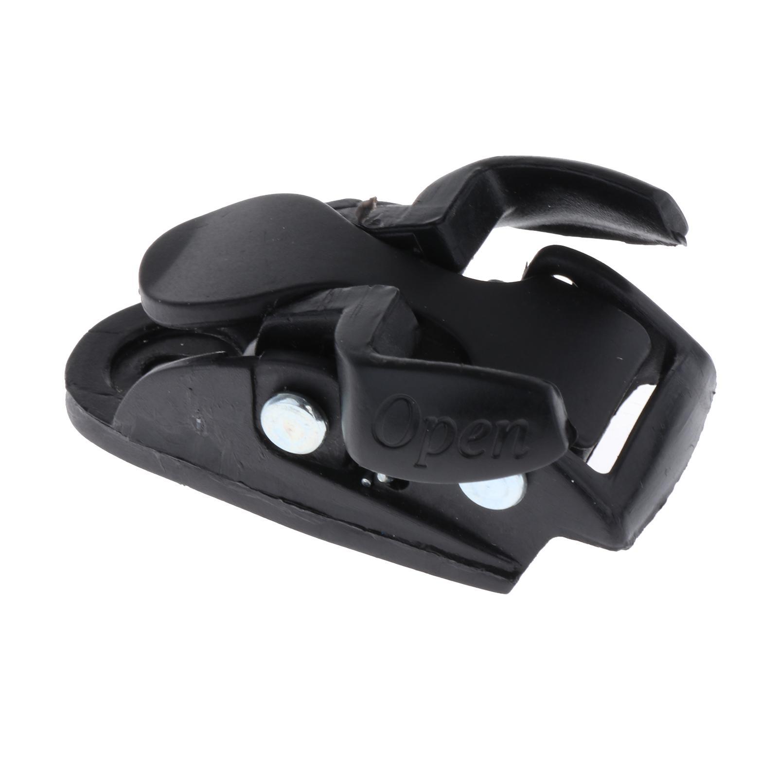 Inline Roller Skate Spider Buckle Portable Replacement Mounting for Skiing black