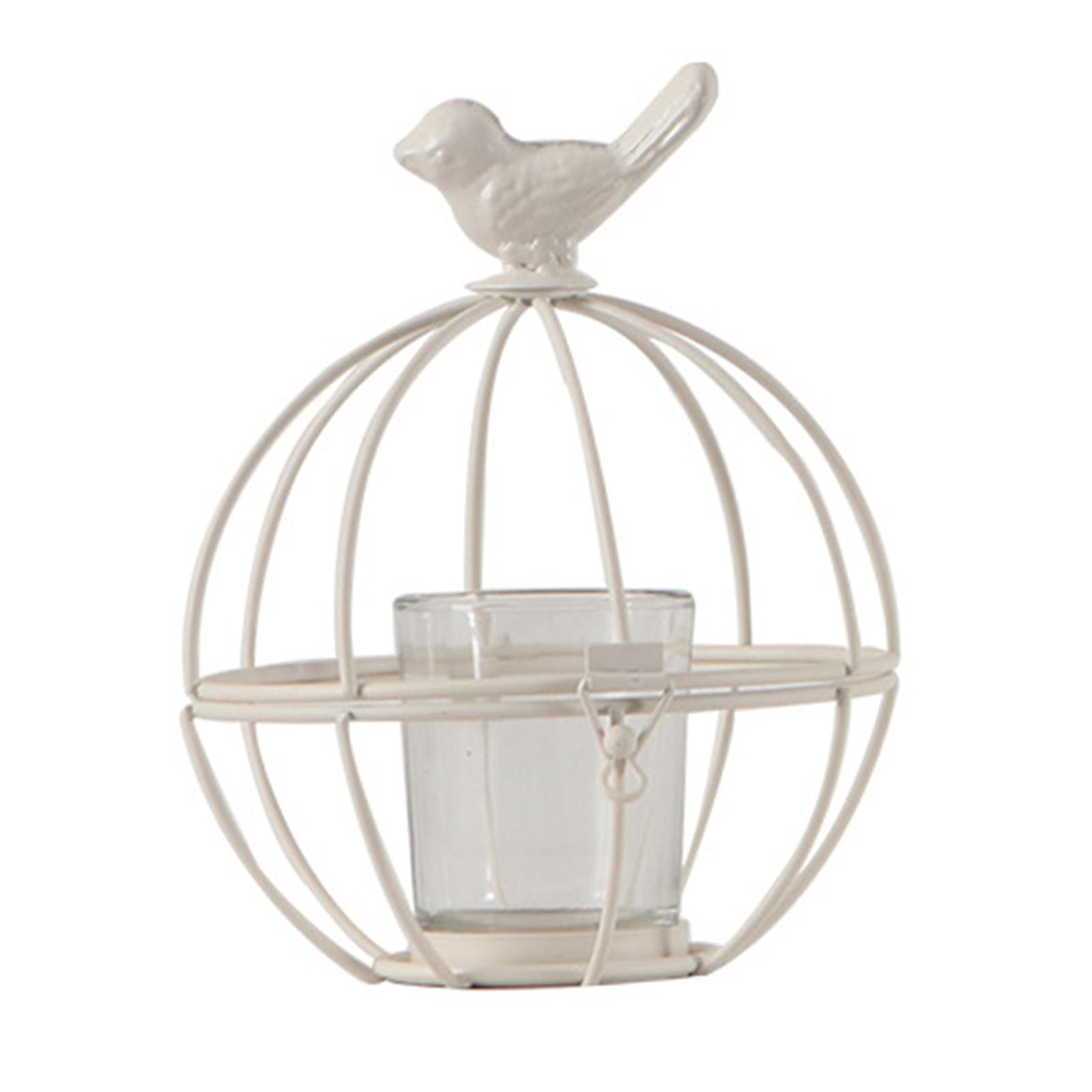 Candle Holder Bird Cage Vintage Style  Decor
