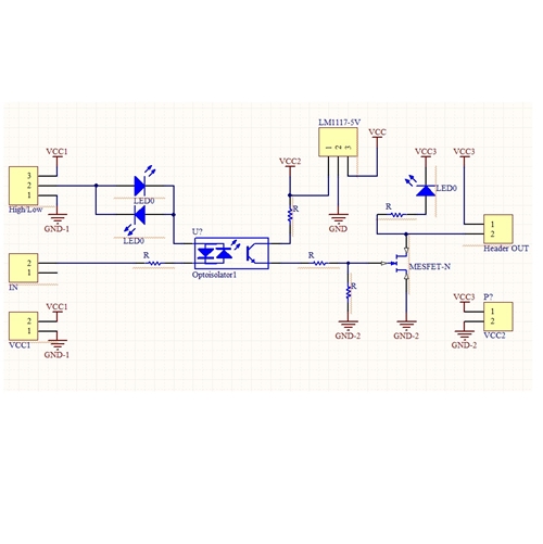 Mạch MOSFET 8 Kênh có Cách ly