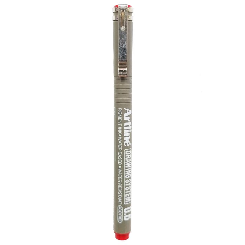 Bút Vẽ Kỹ Thuật 0.6 mm - Artline EK-236-RD - Màu Đỏ