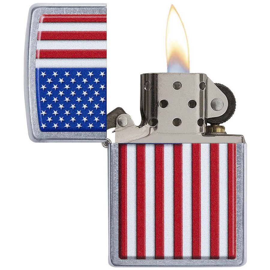 Bật Lửa Zippo 29722 – Zippo Patriotic Street Chrome