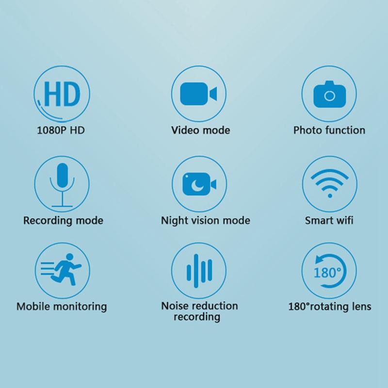 Máy ảnh WiFi WiFi của Jabs 1080p HD với camera máy ảnh DV màn hình LED màn hình LED
