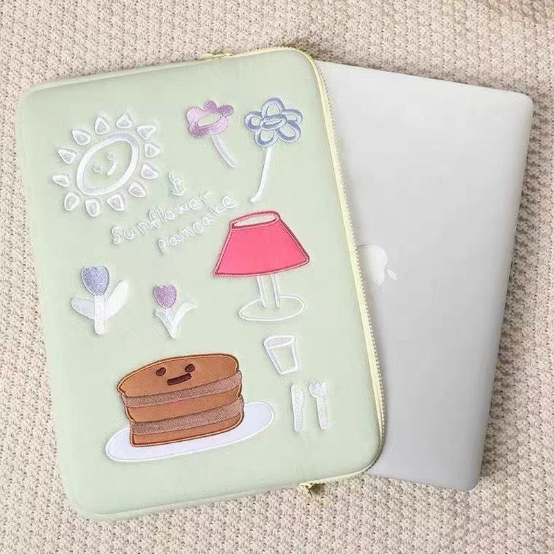 Dễ Thương Laptop Cho Macbook Air 13 Ốp Lưng M1 Pro Retina 13.3 11 14 16 15 XiaoMi 15.6 Túi Đựng Máy Tính Xách Tay dành Cho Asus Bề Mặt Huawei Dell