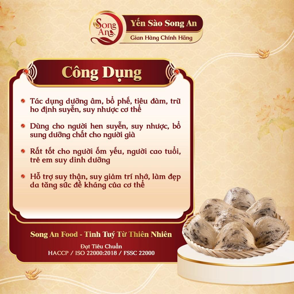 Yến sào thô nguyên tổ 100gr cao cấp ít lông Song An Food