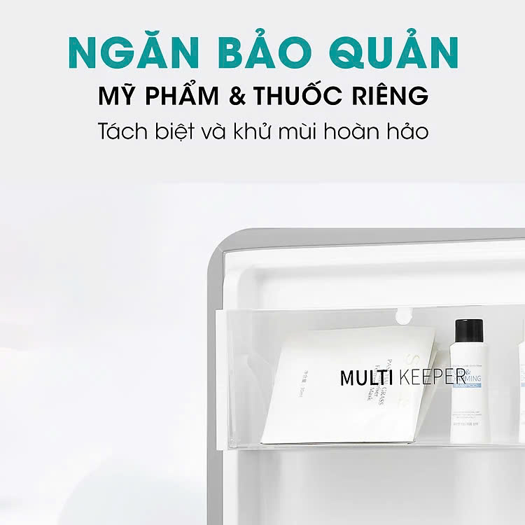 Tủ Lạnh Mini 82 Lít Hisense HR08DR/HR08DW Tiết Kiệm Điện, Ngăn Đông Làm Đá Bảo Hành 24 Tháng - Hàng Chính Hãng