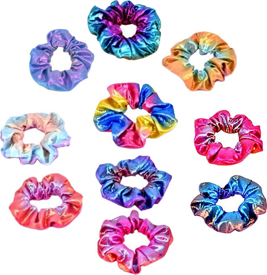 Các Loại Màu Tóc Scrunchies 10 Miếng