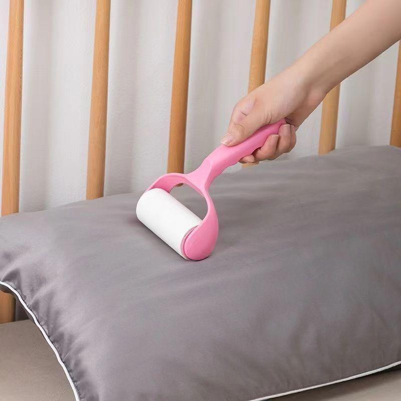 Cây lăn bụi đa năng làm sạch quần áo và ga giường - lõi giấy, con lăn bụi, thích hợp để lăn và thu gom bụi bẩn
