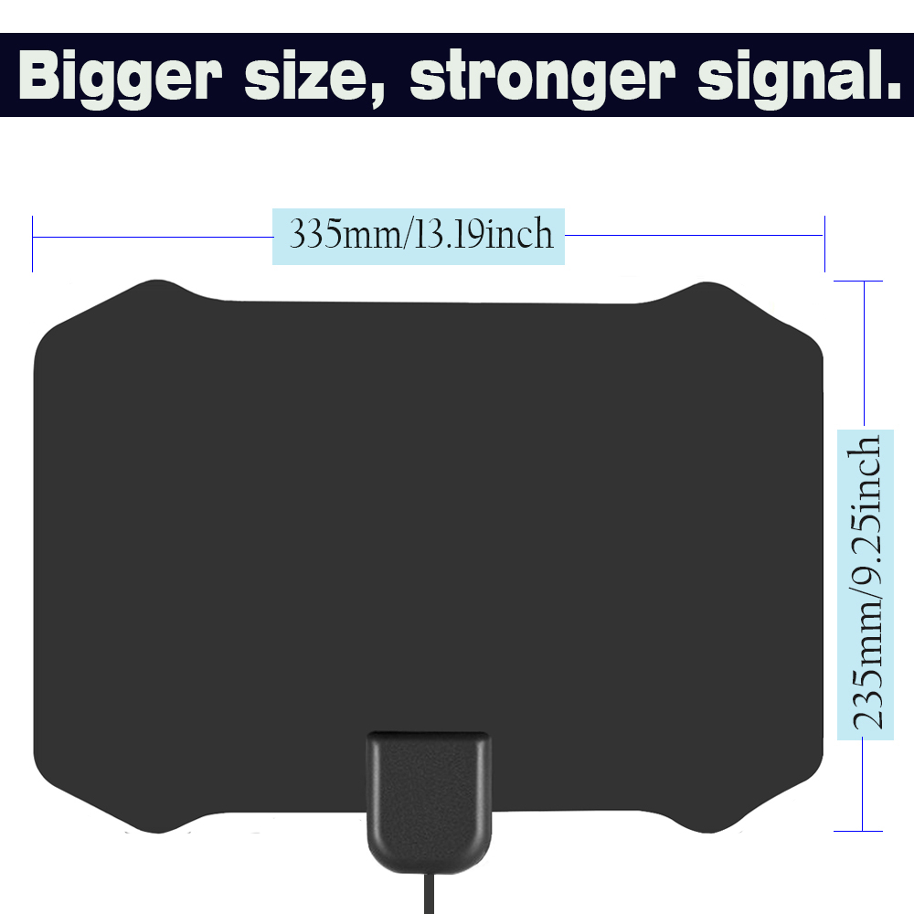 Ăng-Ten Ti Vi Kỹ Thuật Số HDTV023 25 DB Indoor AErial Digital HDTV 120 Dặm