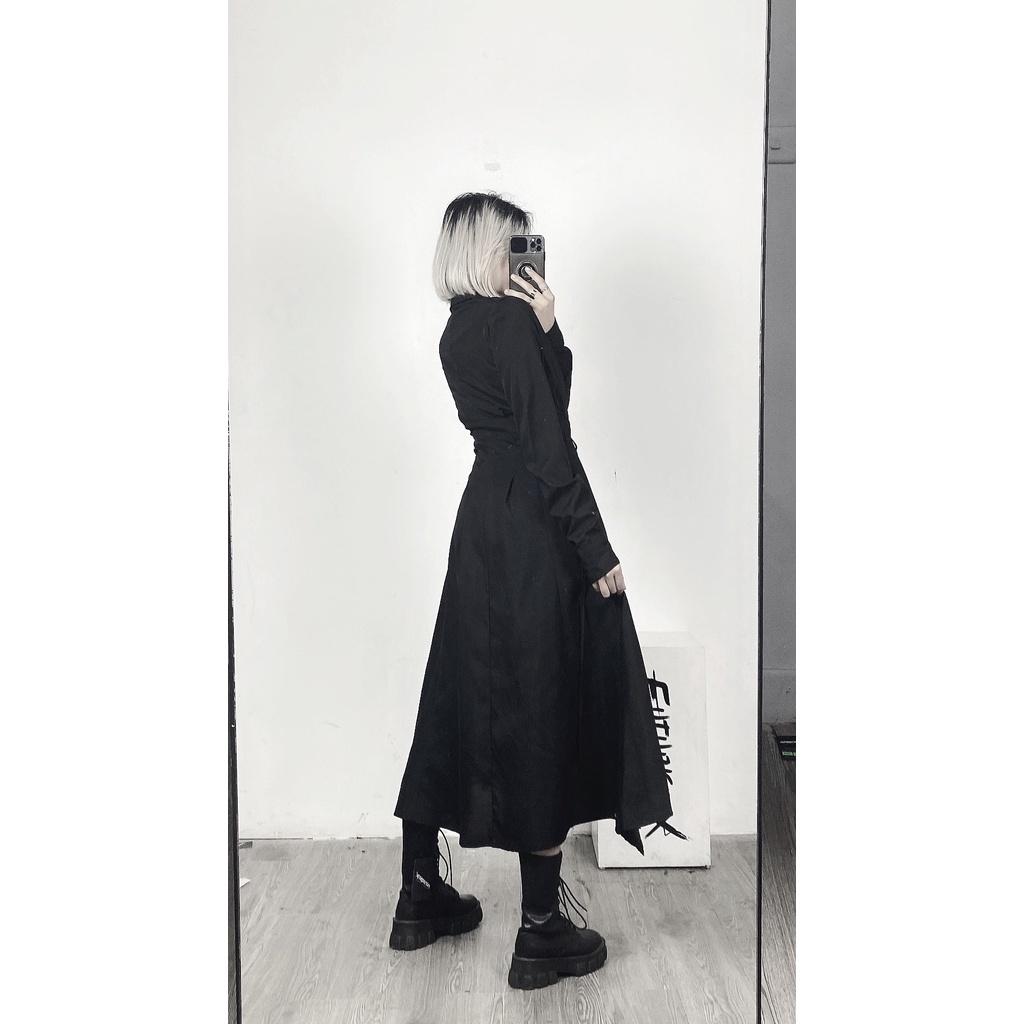 Váy Suông Dài Buộc Eo Black & White FuturistiX V230, V231