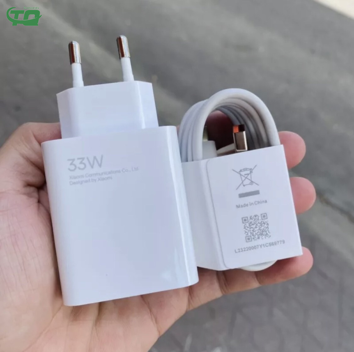 Sạc nhanh Xaomi - Sạc nhanh Mi 33W Wall Charger Type A +Type C, Chống quá nhiệt, quá áp