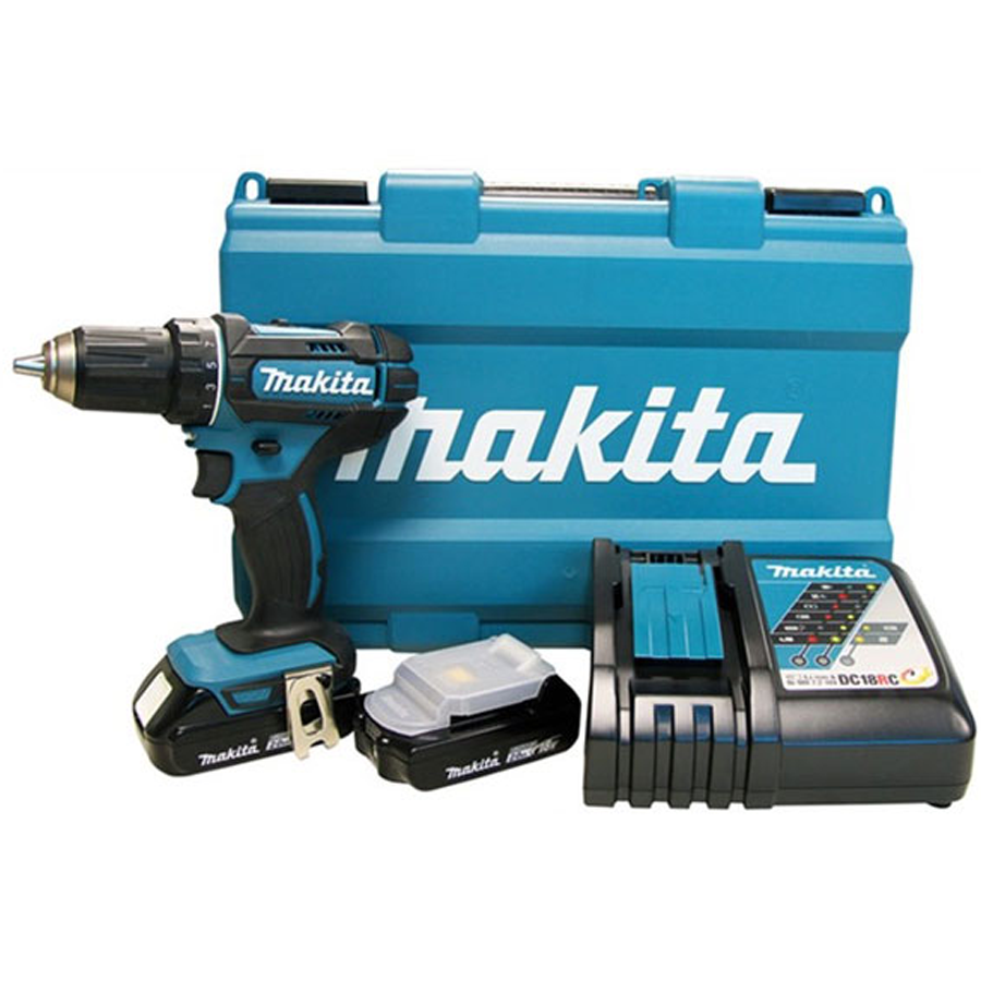 Máy khoan và vặn vít dùng pin Makita DDF485SFE