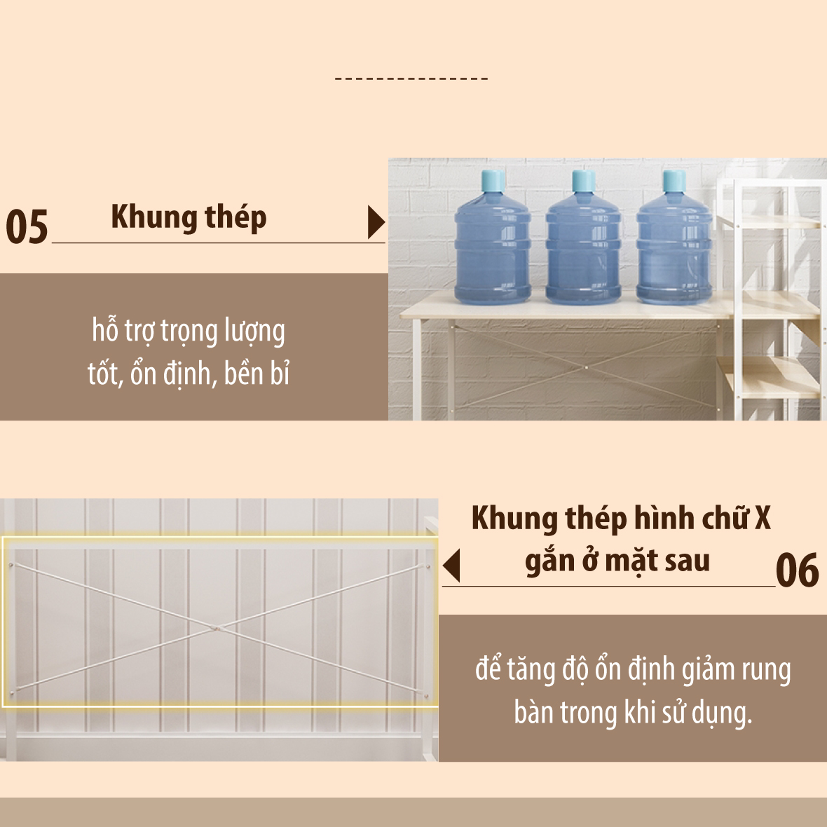 Bàn học tập/làm việc BG đa năng siêu tiện lợi model T90 mẫu mới 2020 Thái Lan (Hàng nhập khẩu)