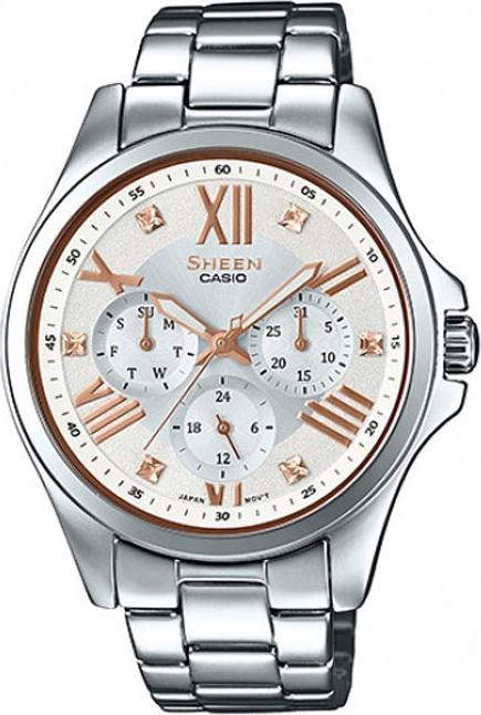 Đồng Hồ Nữ Dây Kim Loại Casio SHE-3806D-7BUDR (39.3mm)